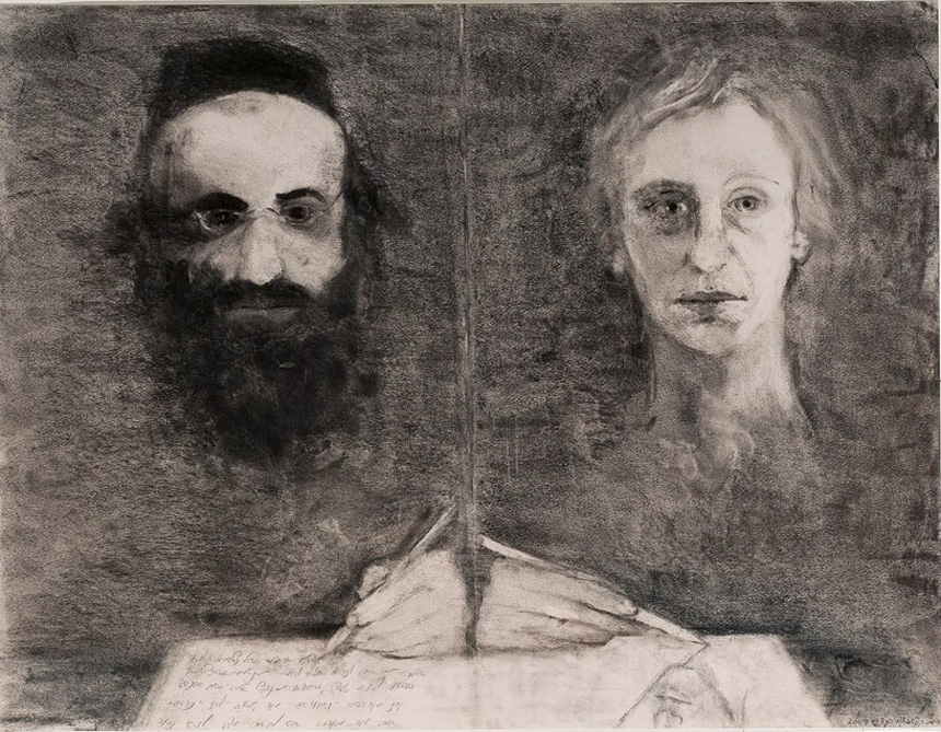 Ben-Dov_The_Painter_and_the_Hassid_Drawing