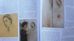 Article about artist Malva Schalek,, with homage work by Ruth Kestenbaum Ben-Dov