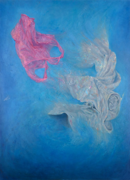 Ruth Kestenbaum Ben-Dov, Dance 2, 2018, oil on canvas, 125 X 95 cm (49″ X 37″)