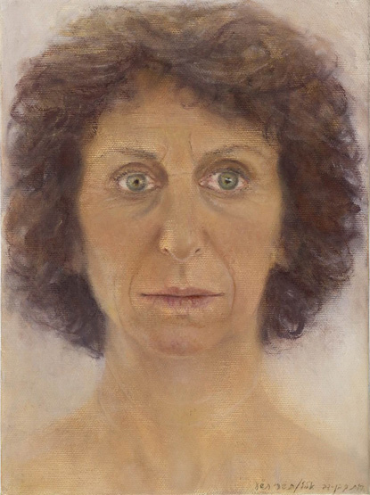 Self-Portrait by Ruth Kestenbaum Ben-Dov, 2009, beginning of a series of yearly self reflections.