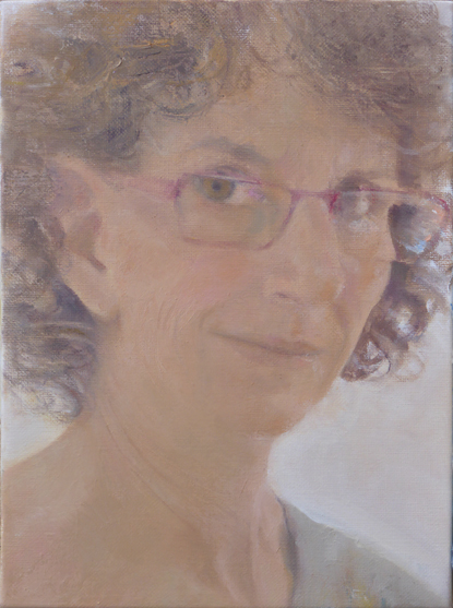 Self-Portrait by Ruth Kestenbaum Ben-Dov, 2014